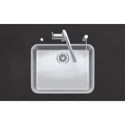 Suter Becken-Suter Silver Star SIL 55IF/12 Flächenbündige-Spüle