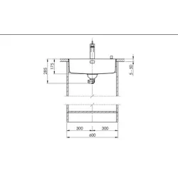 Suter Becken-Suter Silver Star SIL 55IF/12 Flächenbündige-Spüle