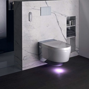 Geberit -AquaClean Mera Comfort WC-Komplettanlage Wand-WC Weiss