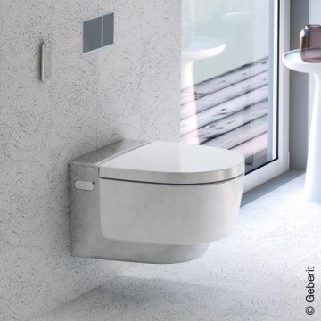 Geberit-AquaClean Mera Comfort WC lavant avec veilleuse, set