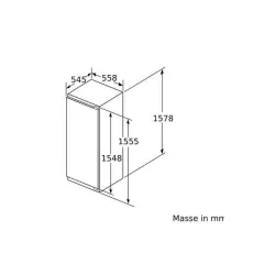Siemens -KI72LADE0H iQ500 Einbau-Kühlschrank mit