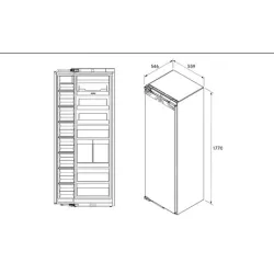 Bora-Freeze congélateur encastrable Bora avec raccord d‘eau