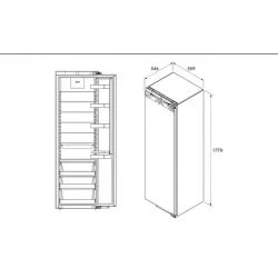 Bora-Cool réfrigérateur encastrable BORA C178K droite