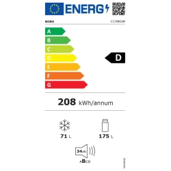 Bora-Cool combiné réfrigérateur-congélateur encastrable BORA