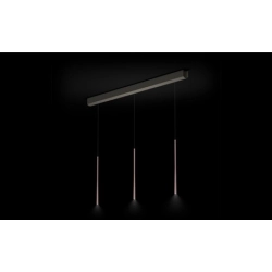 Bora-Stars Pendelleuchte 3-fach linear - roségold-