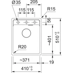 Franke Spülen und Becken -Franke Maris MRG 610-37-