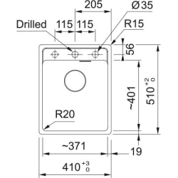 Franke Farbspülen und -becken-Maris MRG 610-37-