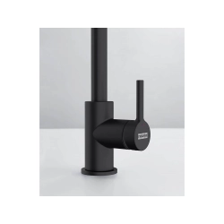 Franke Armaturen und Seifenspender-Lina L Noir Mat-
