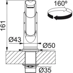 Franke Armaturen und Seifenspender-Goulot mobile-