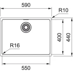 Franke Spülen und Becken -Maris MRX 110-55-
