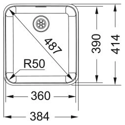 Franke Spülen und Becken-Grand LAX 110-36-