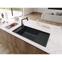 Franke Zubehör-Bouton poussoir inox noir mat-