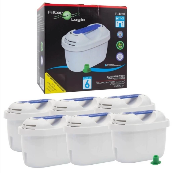 FilterLogic -6er-Pack FL402H | ersetzt Brita Maxtra+