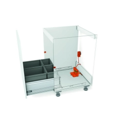 Blum-SERVO-DRIVE uno für stehende Mülllösungen-