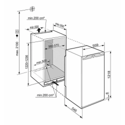 Liebherr-IRe 4101-Butée de porte: droite, gauche