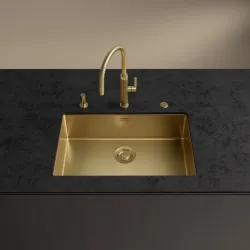 Franke Armaturen und Seifenspender-Mythos Masterpiece Douchette