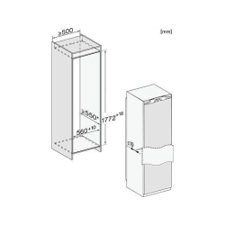 Miele -FNS 7740 D-Bandung (Türanschlag): rechts, links