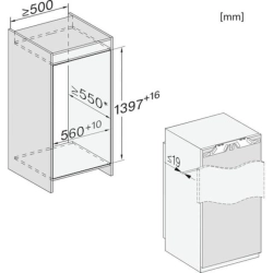 Miele -FNS 7470 D-Bandung (Türanschlag): rechts, links