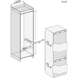 Miele -KFN 7785 C-Bandung (Türanschlag): rechts, links