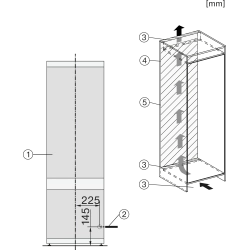 Miele -KF 7731 D-Bandung (Türanschlag): rechts, links