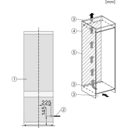 Miele -KF 7731 D-Bandung (Türanschlag): rechts, links