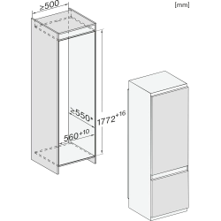 Miele -KF 7731 D-Bandung (Türanschlag): rechts, links