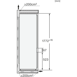 Miele -KF 7731 D-Bandung (Türanschlag): rechts, links