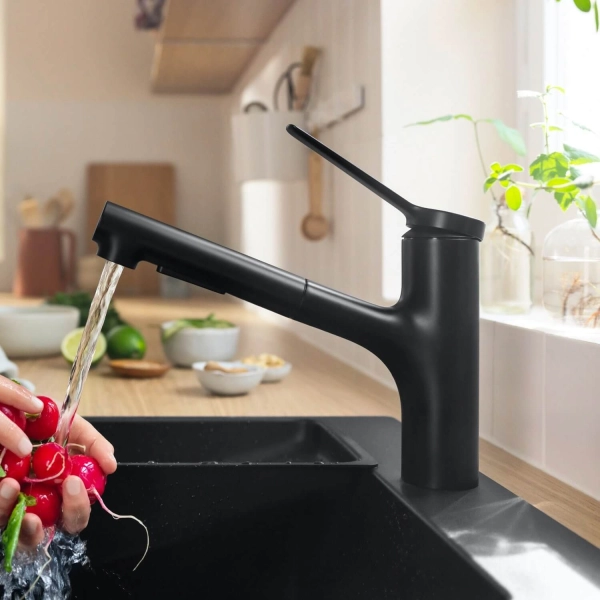 Hansgrohe Zesis M33 Küchenarmatur, ausziehbar, schwenkbar