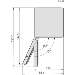 Miele -Kopie von FNS 4782 D Obsidianschwarz matt-
