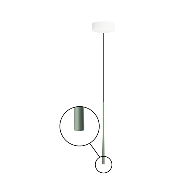 Bora Stars lampe suspension saillie vert mousse - Nettoland