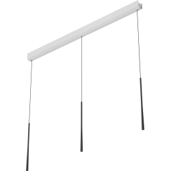 Bora Stars suspension 3 lampes linéaire noir - Nettoland