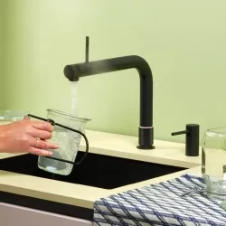 Quooker -Front Schwarz-Quooker Variante: pro3, combi, combi+