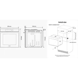 Samsung NV7B6675CDN/U1 Dampfbackofen - Nettoland.ch