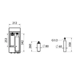 Laufen -Vara Epoc All in One Edelstahl, massiv-