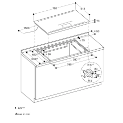 Gaggenau-CX482101 Serie 400 80 cm Plaque induction-
