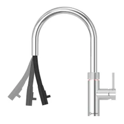 Quooker -Flex Round Edelstahl-Quooker Variante: pro3, combi