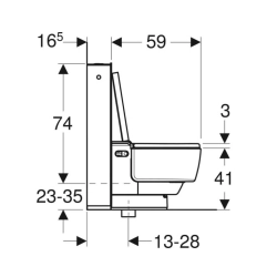 Geberit Geberit AquaClean Mera Classic WC-Komplettanlage