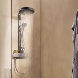 Hansgrohe-Rainfinity Showerpipe 360 1jet mit ShowerTablet 350