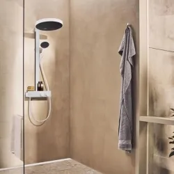 Hansgrohe-Rainfinity Showerpipe 360 1jet mit ShowerTablet 350