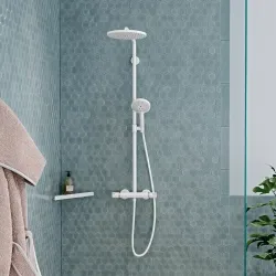 Hansgrohe-Raindance Select S Showerpipe 240 1jet PowderRain mit