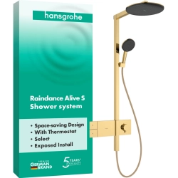 Gaggenau-Raindance Alive S Showerpipe 300 1jet avec