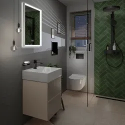 Hansgrohe -Rainfinity Showerpipe 250 1jet EcoSmart mit