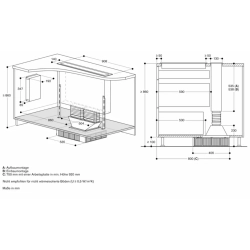 Gaggenau Ventilation Table Extensible AL400192 | Nettoland.ch
