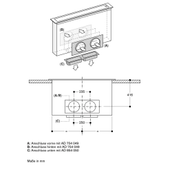 Gaggenau AL400122 Tischlüftung - Nettoland.ch