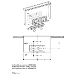 Gaggenau AL400122 Tischlüftung - Nettoland.ch