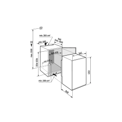Liebherr Einbaukühlschrank IRSe 4101 | Energieklasse E | Nettoland
