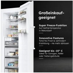 Haier H4F306WAH1 Gefrierschrank & Tiefkühler | Nettoland