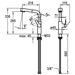 DOMO 6.0 Küche Auszugbr. A215 SB 000