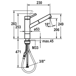 INOX Hebelmischer - Küche 121517