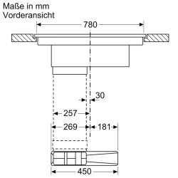 Siemens EX80BHL26E Table de cuisson avec hotte aspirante